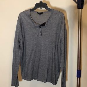 Men’s XL long sleeve gray shirt casual